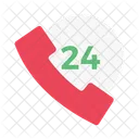 24 Hours Call  Icon