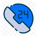 24 hours call  Icon