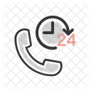 24 Hours Call  Icon