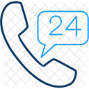 24 Hours Call  Icon