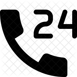 24-hours call service Icon