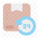 24 Hours Delivery Help Hours Icon