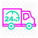 24 Hours Delivery Service  Icon