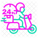 Delivery Man Shipping Icon