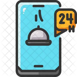 24 Hours Food Delivery  Icon