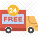 24 Hours Free Service  Icon