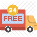 24 Hours Free Service  Icon