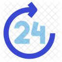 24 Hours  Icon