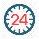 24 Hours  Icon