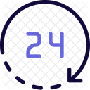 24 Hours  Icon