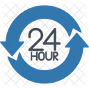 24 Customer Hour Icon
