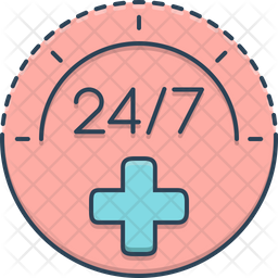 24 hours medical services Icon