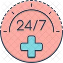 24 hours medical services  Icon