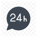 24 Hours Message  Icon