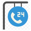 24 Hours Open  Icon