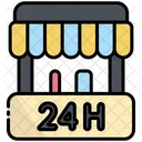 24 Hours Store Shop Icon