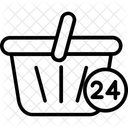 24 Hours Open Shop  Icon