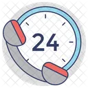 24 Hours Service Icon