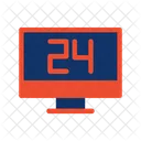24 Hours Service  Icon