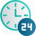 24 Hours Service  Icon