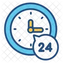 24 Hours service  Icon