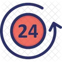 24 Hours Service Icon