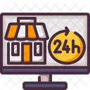 24 Hours Service  Icon