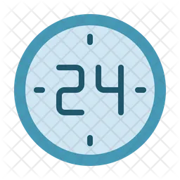 24 Hours Service  Icon