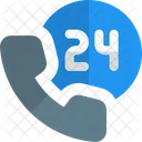 24 Hours Service 24 Hours Support Support Icon