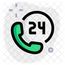24 Hours Service 24 Hours Support Support Icon