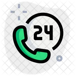 24 Hours Service  Icon