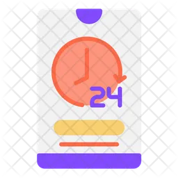 24 Hours Service  Icon