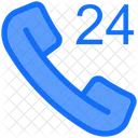 24 Hours Service Support Service Icon