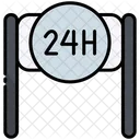 24 Hours 24 Hours Service Service Icon