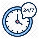 24 Hours Service Icon