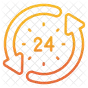 24 Hours Service  Icon