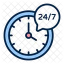 24 Hours Service  Icon