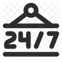 24 Hours Service  Icon