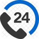 24 Hours Service  Icon