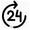 24 Hours Service  Icon