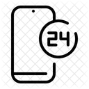 24 Hours Service  Icon