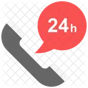 24 Hours Service  Icon