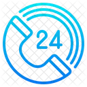 24 Hours Service  Icon