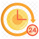 24 Hours Service  Icon