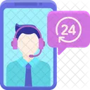 24 Hours Service  Icon