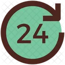 24 Hours Service  Icon