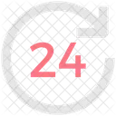 24 Hours Service  Icon