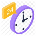 24 Hours Service  Icon