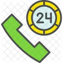 24 Hours Service  Icon