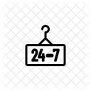 24 Hours Service  Icon